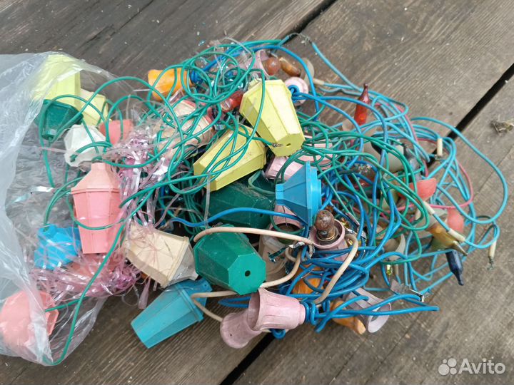 Елочная гирлянда СССР + звезда