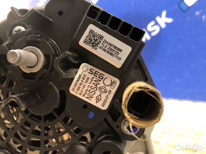 Генератор Renault Kaptur