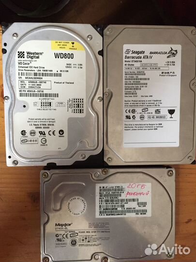 Жесткий диск SATA IDE