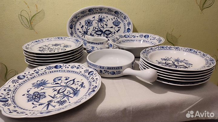 Набор столовой посуды на 6 персон Kahla GDR