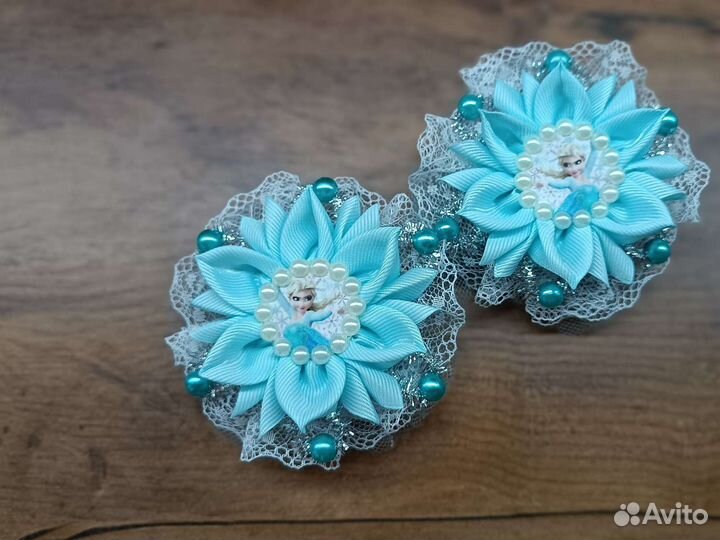 Новогодние бантики, резиночки для Ваших принцесс