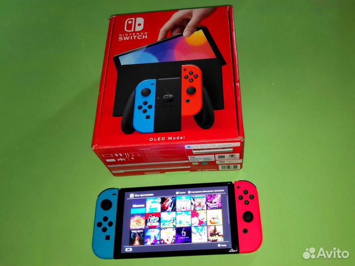 Nintendo switch oled прошит 192 gb