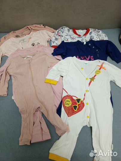 Детские вещи пакетом на девочку 68
