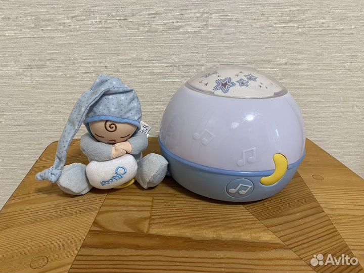 Ночник проектор chicco Первые грезы голубой