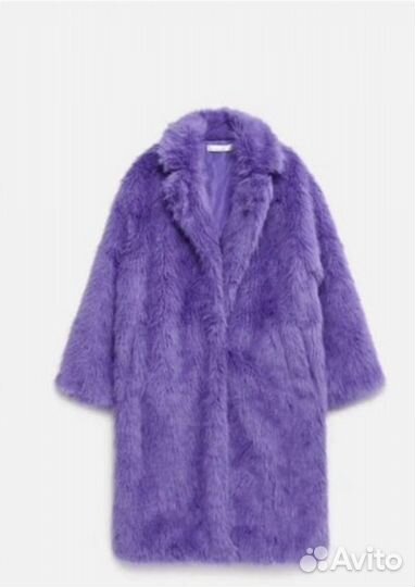 Шуба befree фиолетовая
