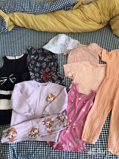 Вещи летние на девочку 110 пакетом