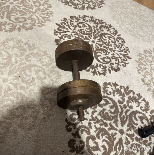 Гантели 18 кг металлические