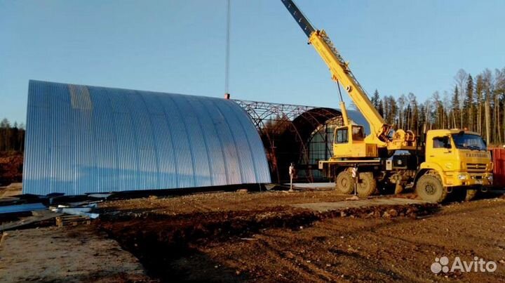 Ангар 10х50м. / Склад Тип А