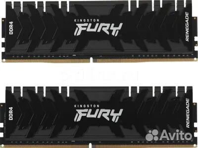 Память Kingston Fury Renegade DDR4 3600 мгц 2x8 гб