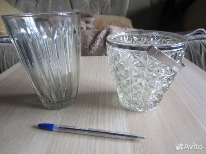 Стеклянные вазочки