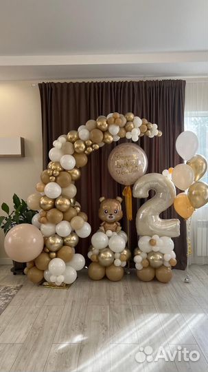 Фотозона из шаров на день рождения