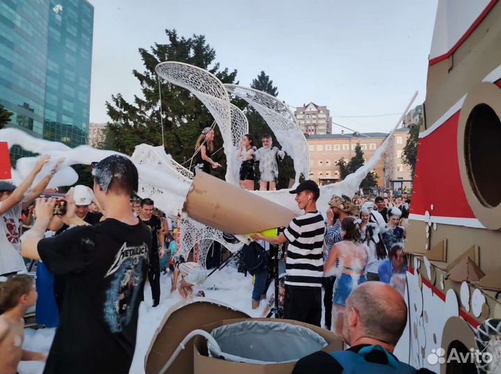 Пенная вечеринка на любой площадке. Аренда пушки