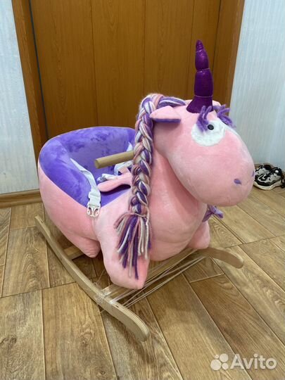 Детская игрушка качалка лошадка