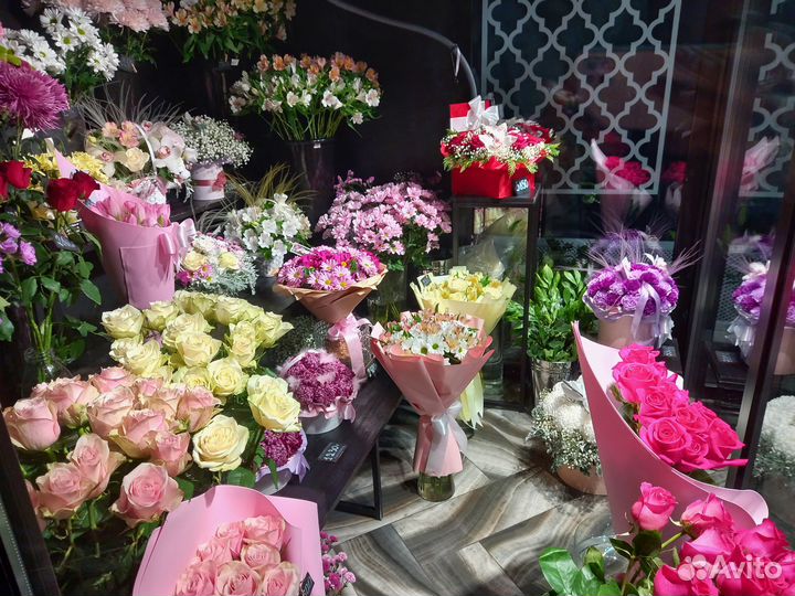 Цветочный магазин в центре города