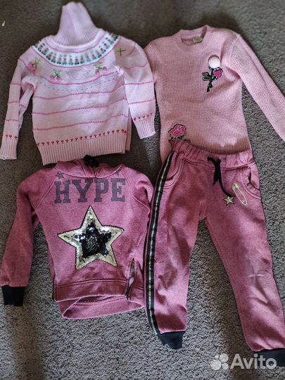 Вещи пакетом на девочку 5- 7 лет