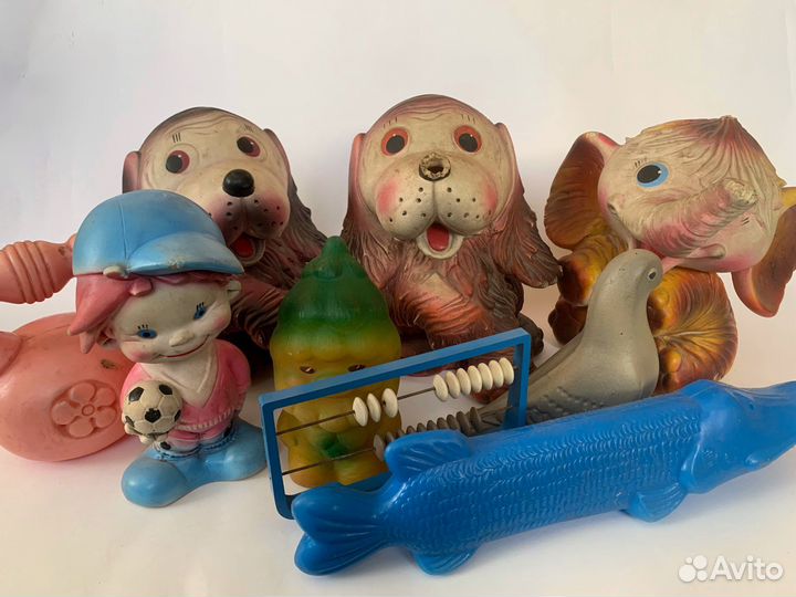 Резиновые игрушки СССР