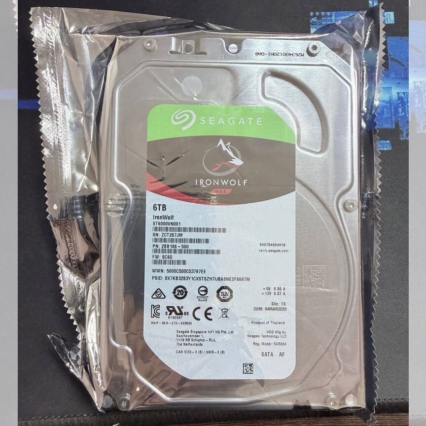 [ST6000VN001] Жесткий Диск Seagate 6тб ()
