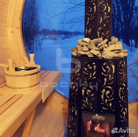 Баня бочка 2,58 метра круглая от производителя