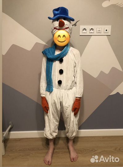 Карнавальный костюм снеговик