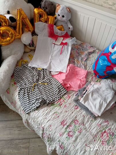 Детские вещи пакетом для девочки от 110 и выше