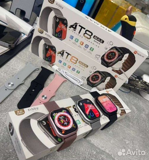 Часы apple Watch AT 8 max смарт часы 45 мм новые