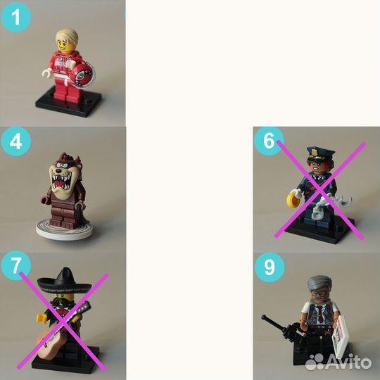 Lego минифигурки