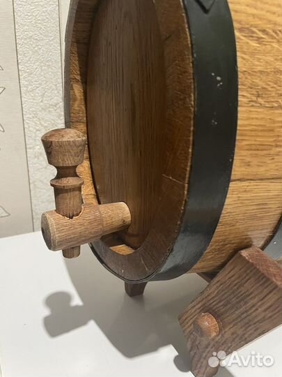 Бочонок для вина на подставке 10л