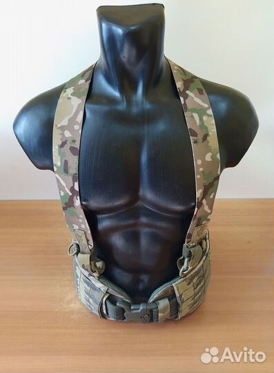 Боевой пояс с баллистическим пакетом и лямками Бр1