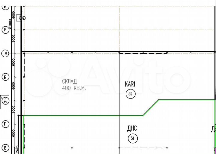 Склад, 400 м²