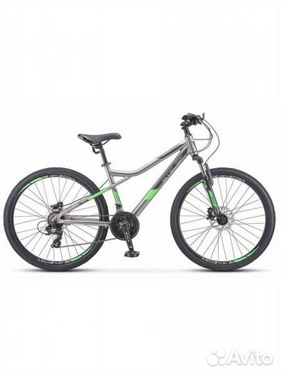Велосипед Stels Navigator 610 D V020 Серый/Зелены