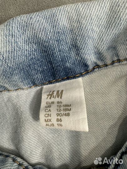 Джинсовая куртка 86 h&m