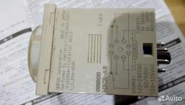 Реле времени H3CR-A8 omron (коллекционное)