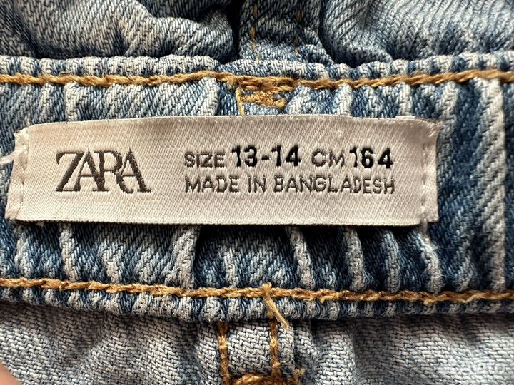 Шорты джинсовые zara