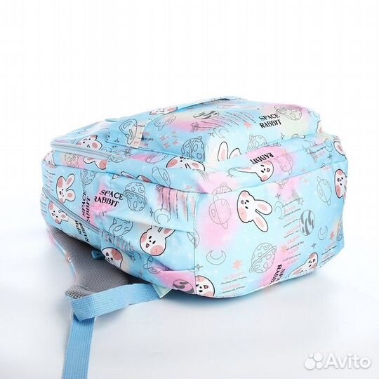 Рюкзак школьный из текстиля 2 отдела на молнии, 4