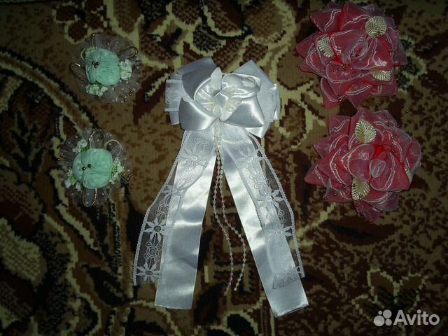 Банты для девочки, колготки