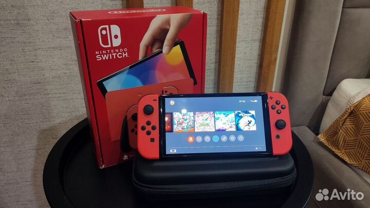 Nintendo switch oled mario edition прошитая