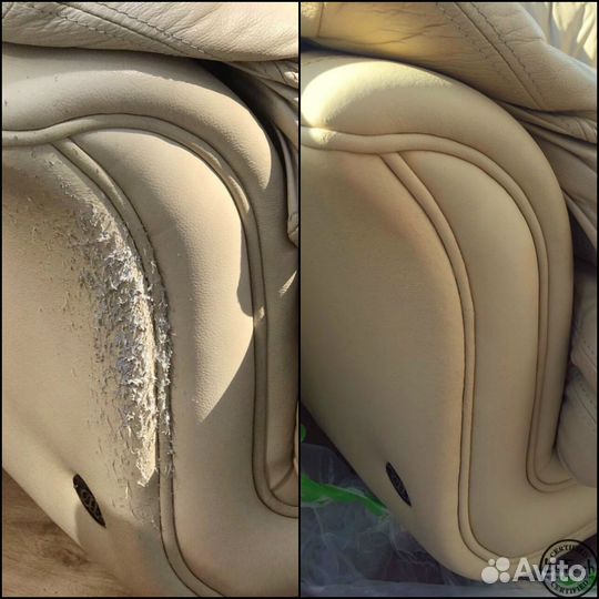 Ремонт кожи, покраска сидений, реставрация мебели