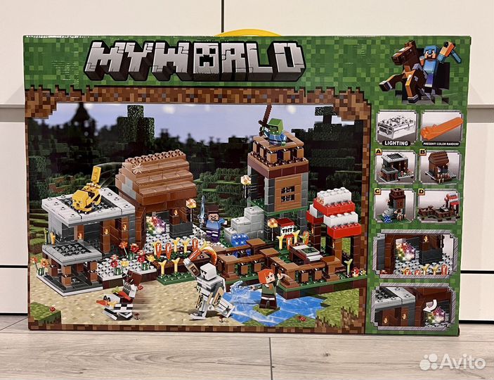 Конструктор деревня майнкрафт