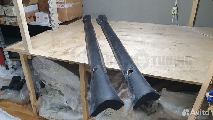 Пороги AMG Mercedes W210 рестайлинг