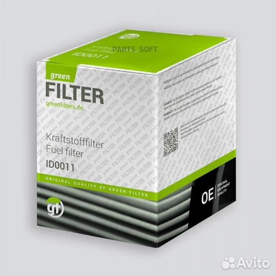 Green filter KF0109 Фильтр топливный