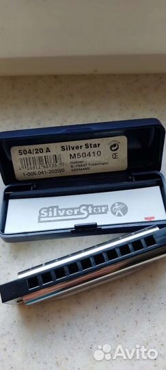 Губная гармошка hohner silver star