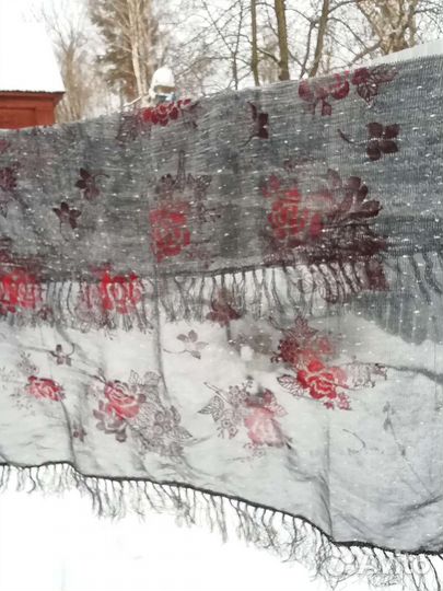 Косынки и платок с люрексом