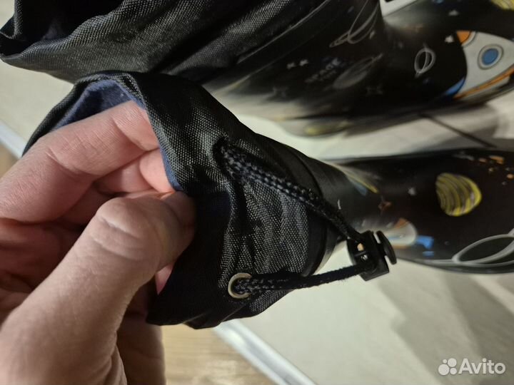 Резиновые сапоги на флисе Котофей