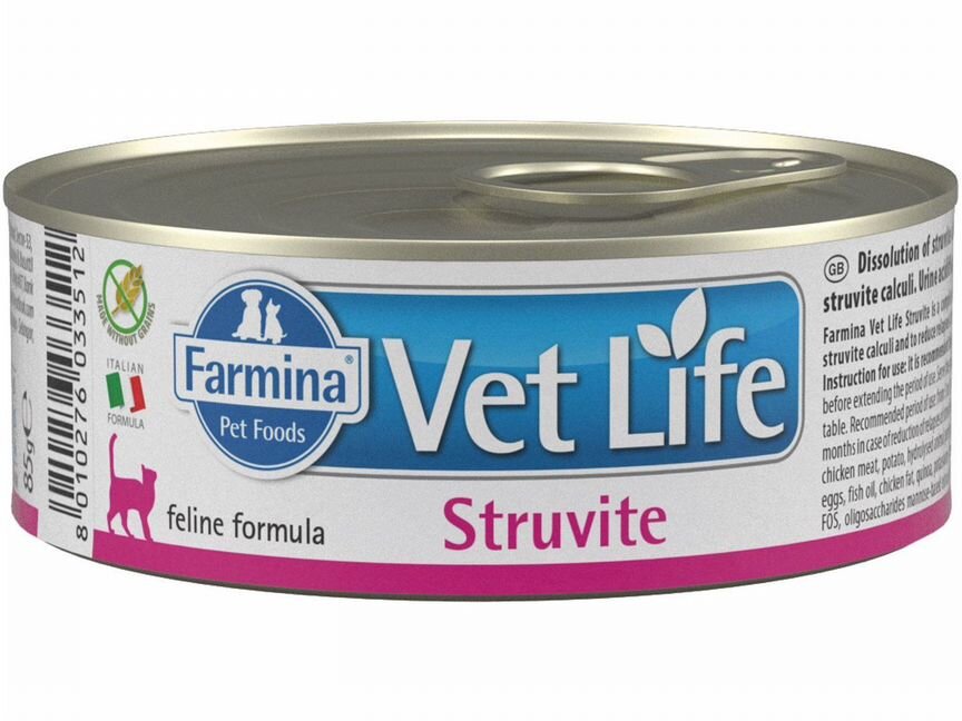 Продам влажный корм Farmina VetLife Struvite