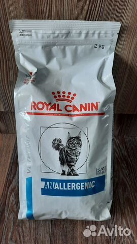 Корм для кошек royal canin anallergenic