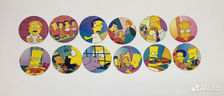 Фишки Simpsons сотки/ кепсы