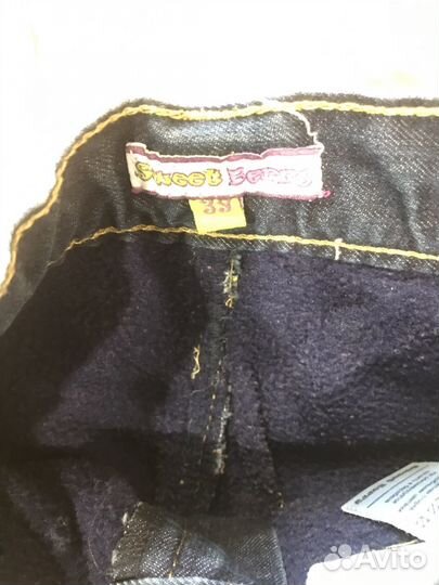 Джинсы утепленные для девочки