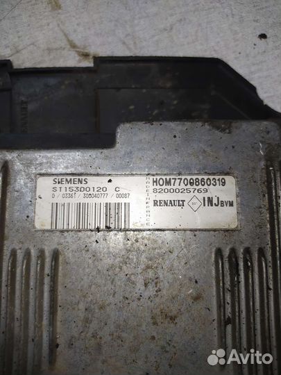 Блок управления двигателем Renault Megane 1 K7M