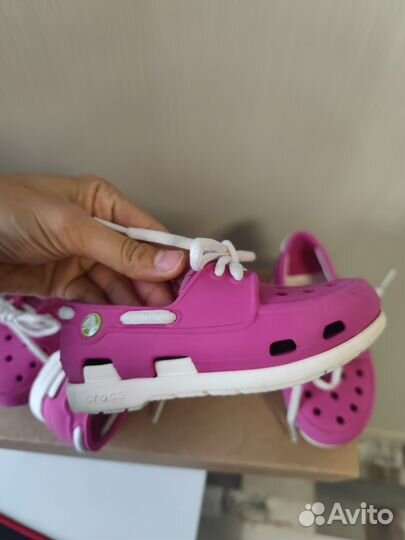 Мокасины crocs для девочек c7,c8
