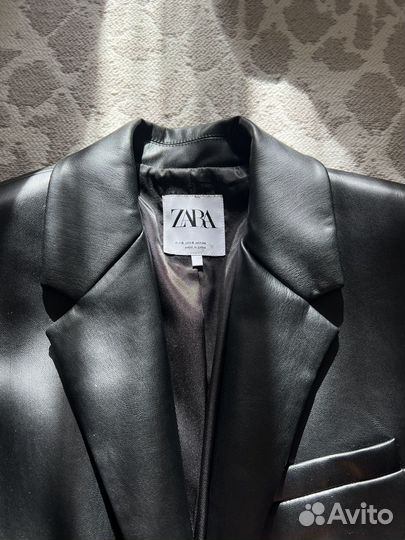 Кожаный Пиджак zara